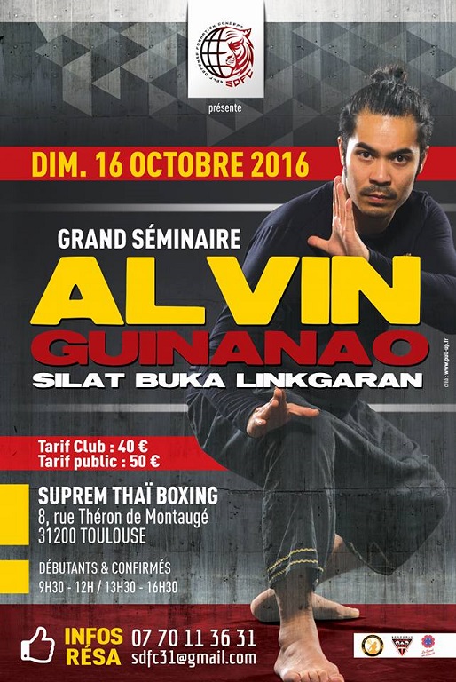 Stage Silat Toulouse Alvin Guinanao