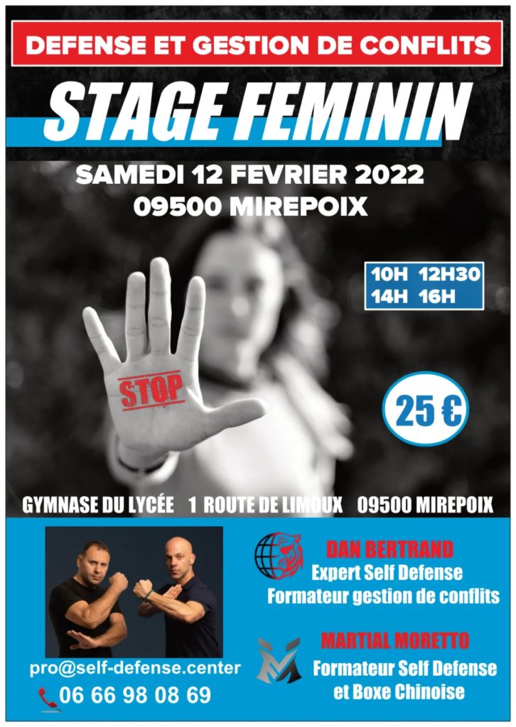 Stage féminin d'auto-défense à Mirepoix (09)